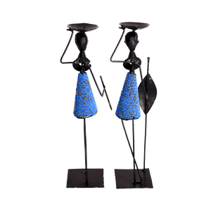 
                  
                    Bluebells Recycled Metal Maasai Candle Holders
                  
                